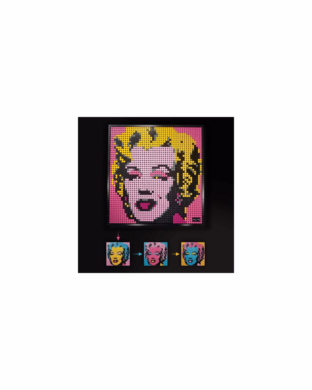 LEGO® Art Andy Warhol’s Marilyn Monroe Set for Adults 31197 - 4