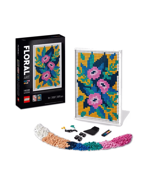 LEGO® 31207 ART Floral Art 3in1 Flowers Crafts Set, Wall Decor - 1