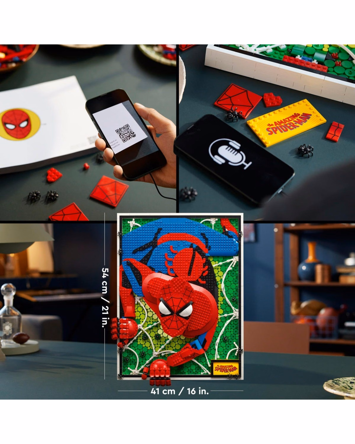 LEGO® 31209 Art The Amazing Spider-Man 3D Poster Craft Set - 6