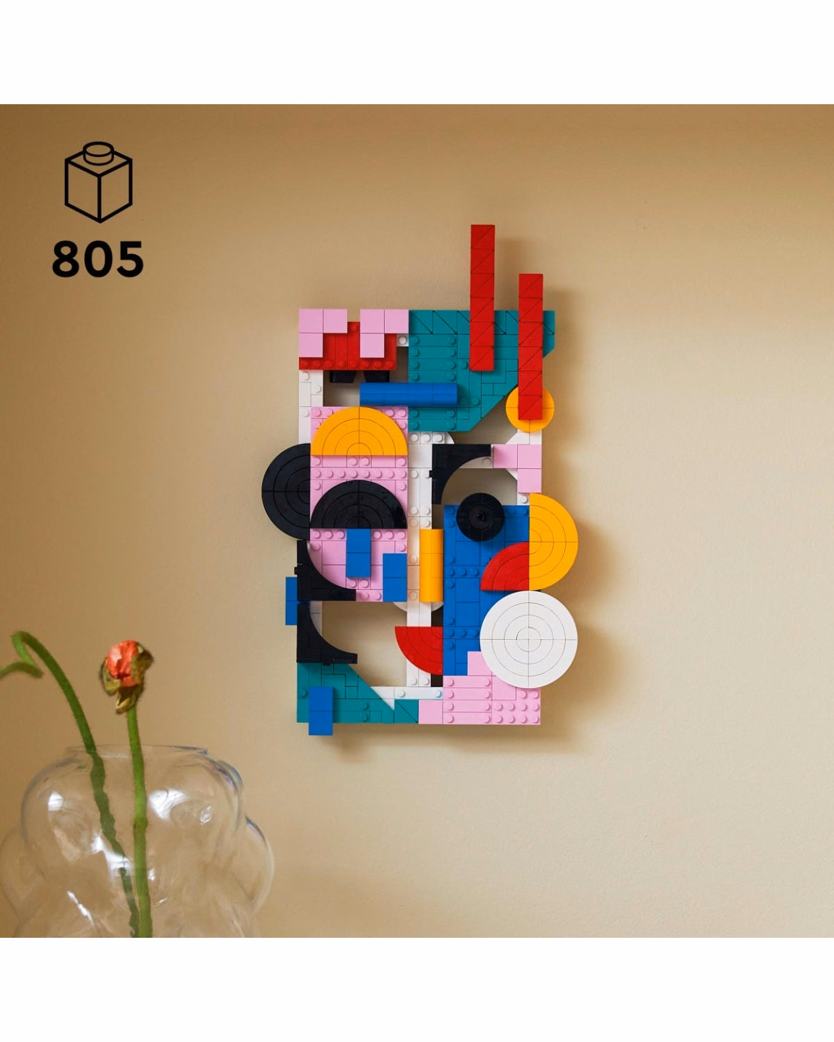LEGO® 31210 Art Modern Art Colourful Abstract Wall Canvas Set - 4