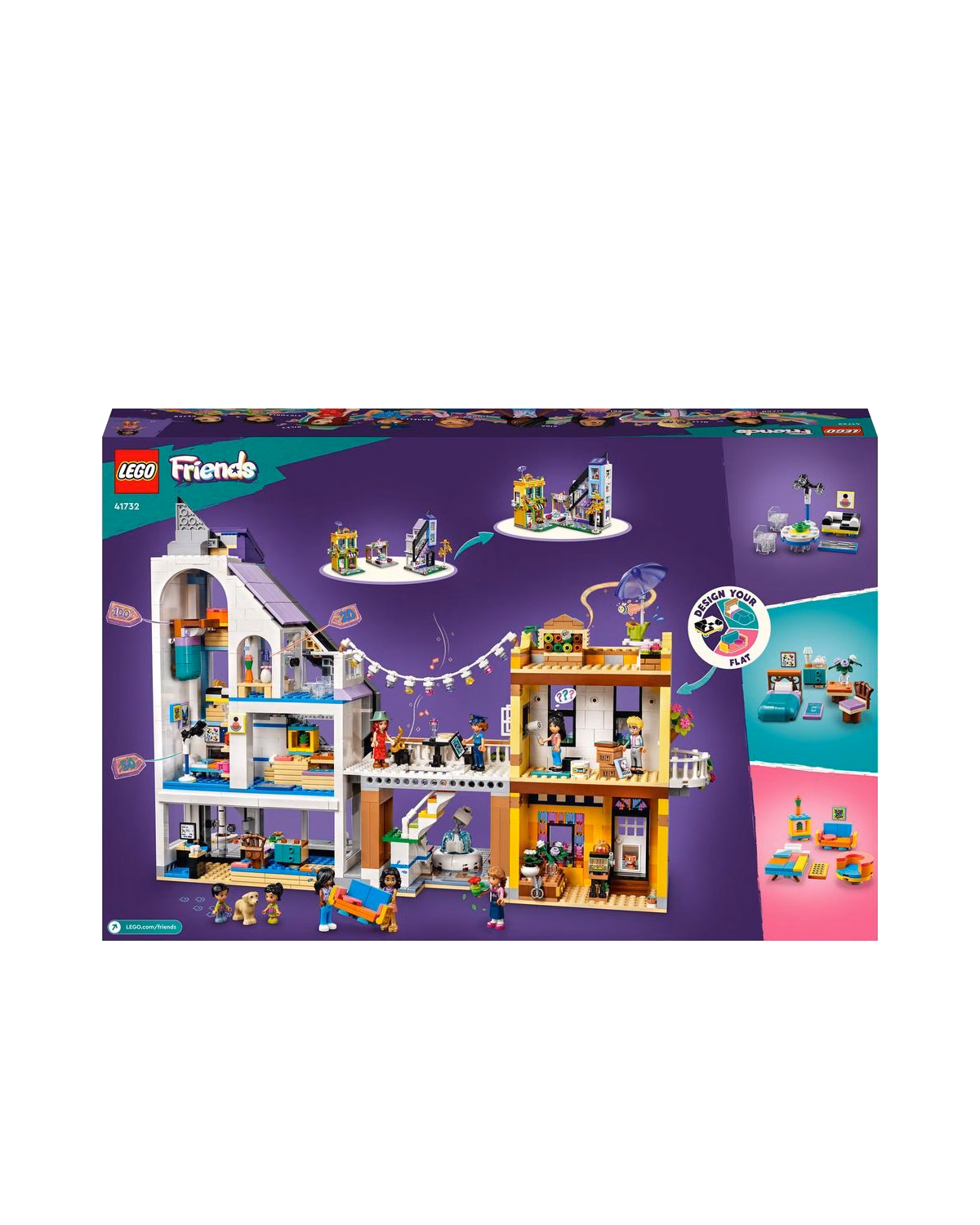 LEGO® 41732 Friends Downtown Flower And Design Stores Set - 2
