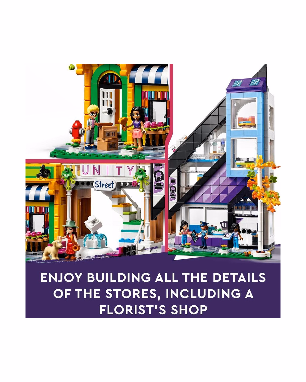 LEGO® 41732 Friends Downtown Flower And Design Stores Set - 6