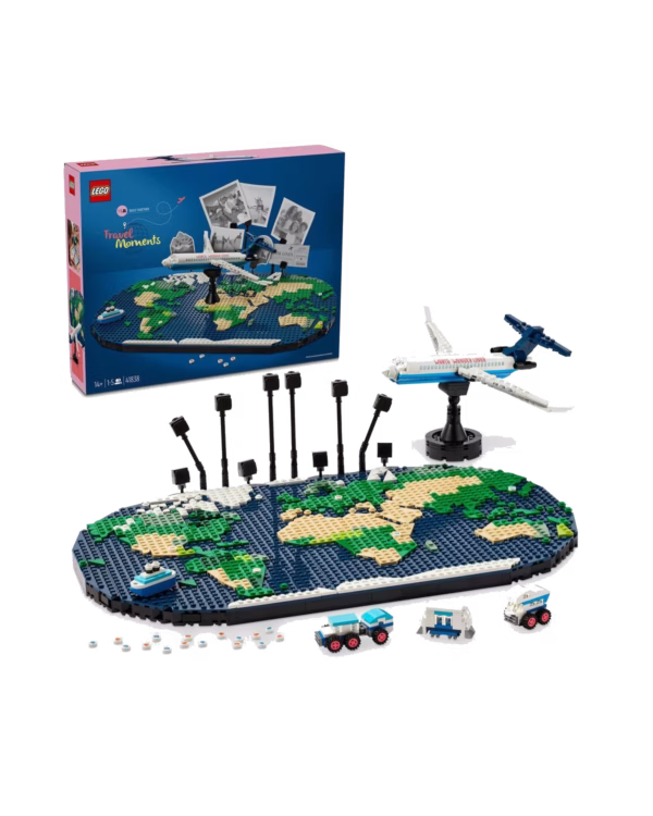 LEGO® Family Travel Moments World Map Building Toy Set 41838 - 1