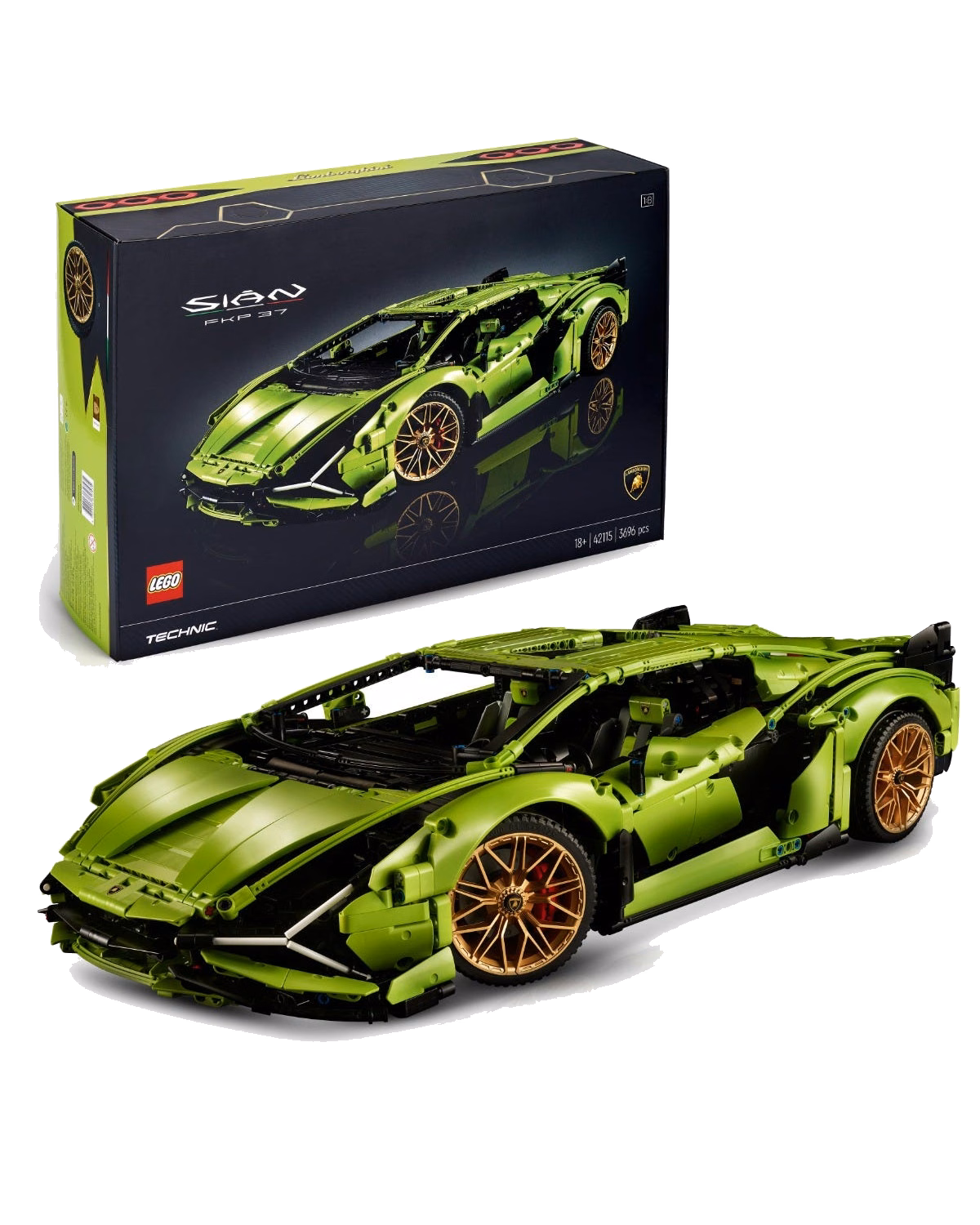LEGO® Technic Lamborghini Sián FKP 37 Car Model Set 42115 - 1