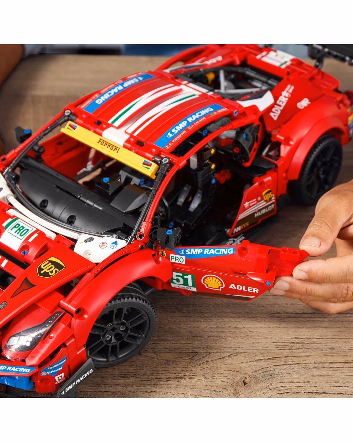 LEGO® Technic Ferrari 488 GTE AF Corse Car Set 42125 - 6