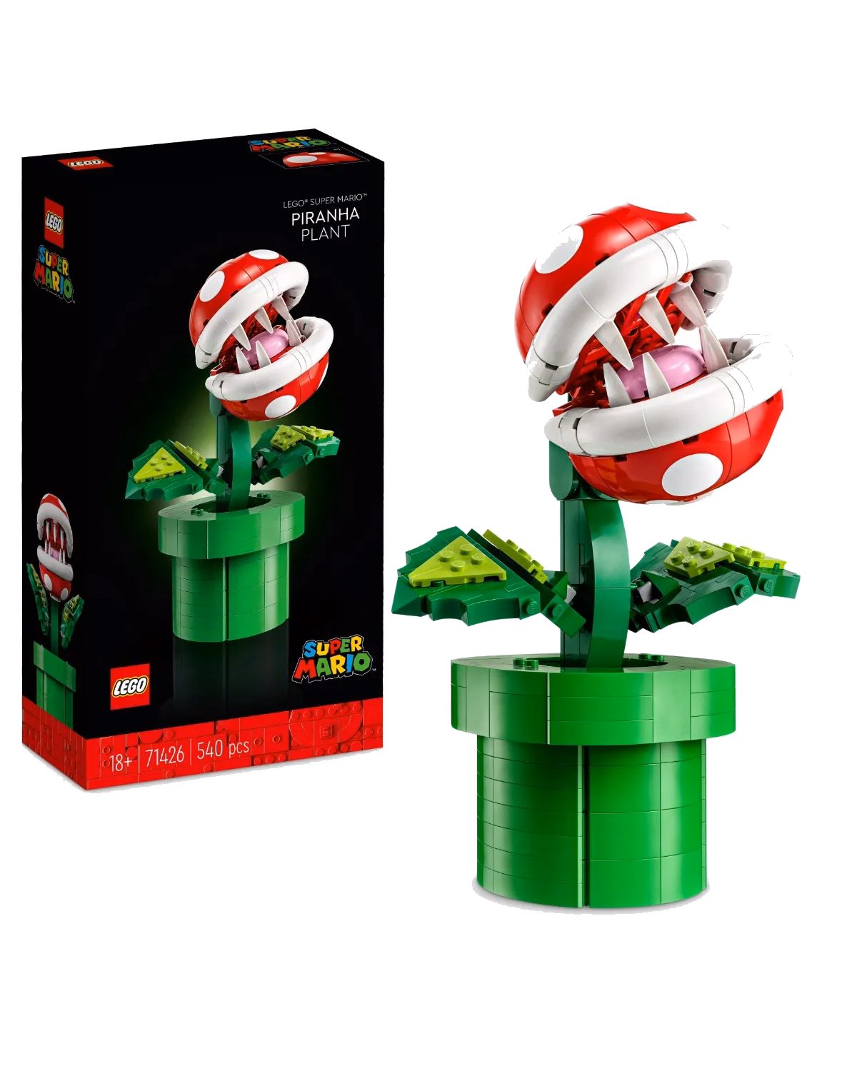 LEGO 71426 Super Mario Piranha Plant Figure Set for Adults - 1