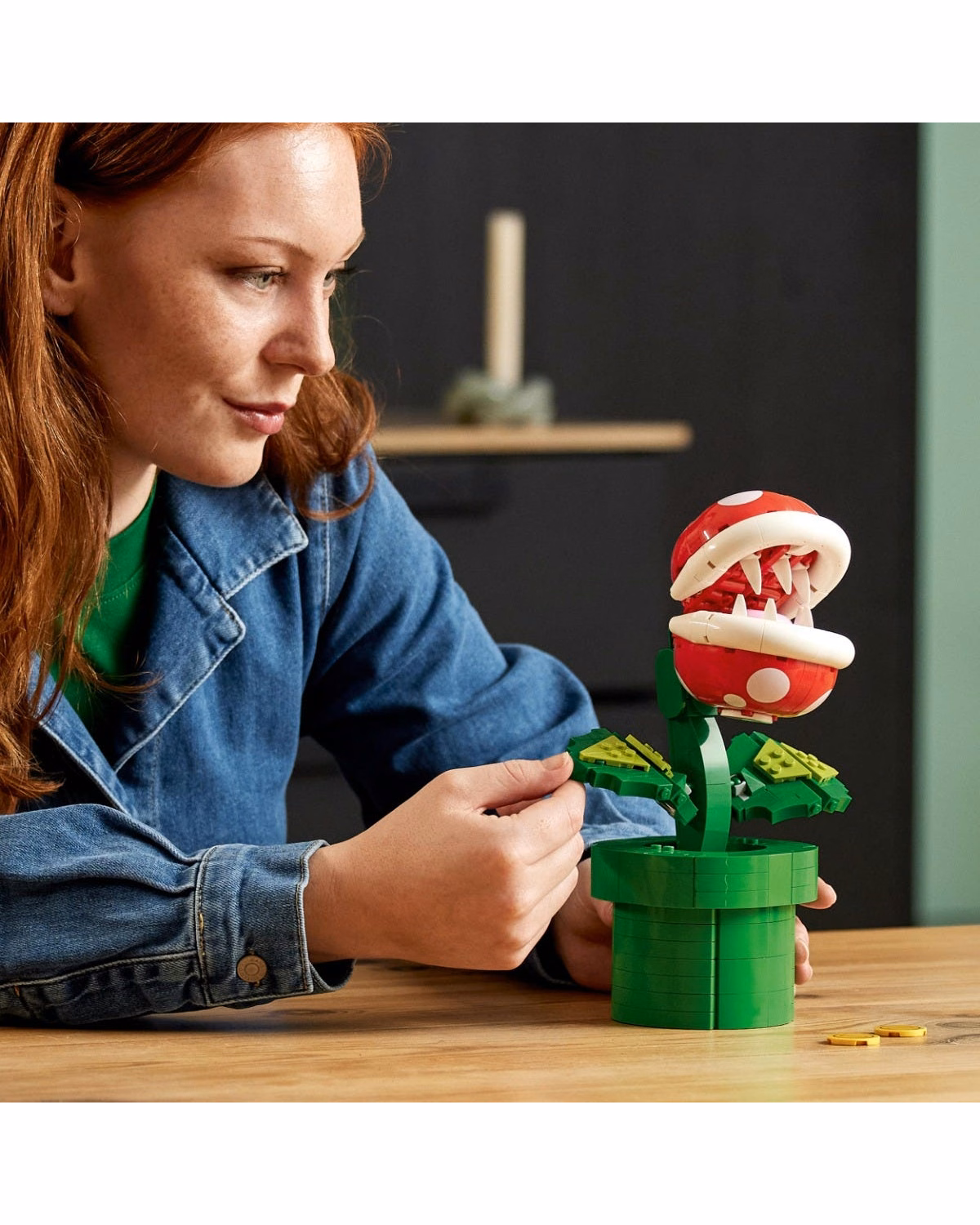 LEGO 71426 Super Mario Piranha Plant Figure Set for Adults - 5