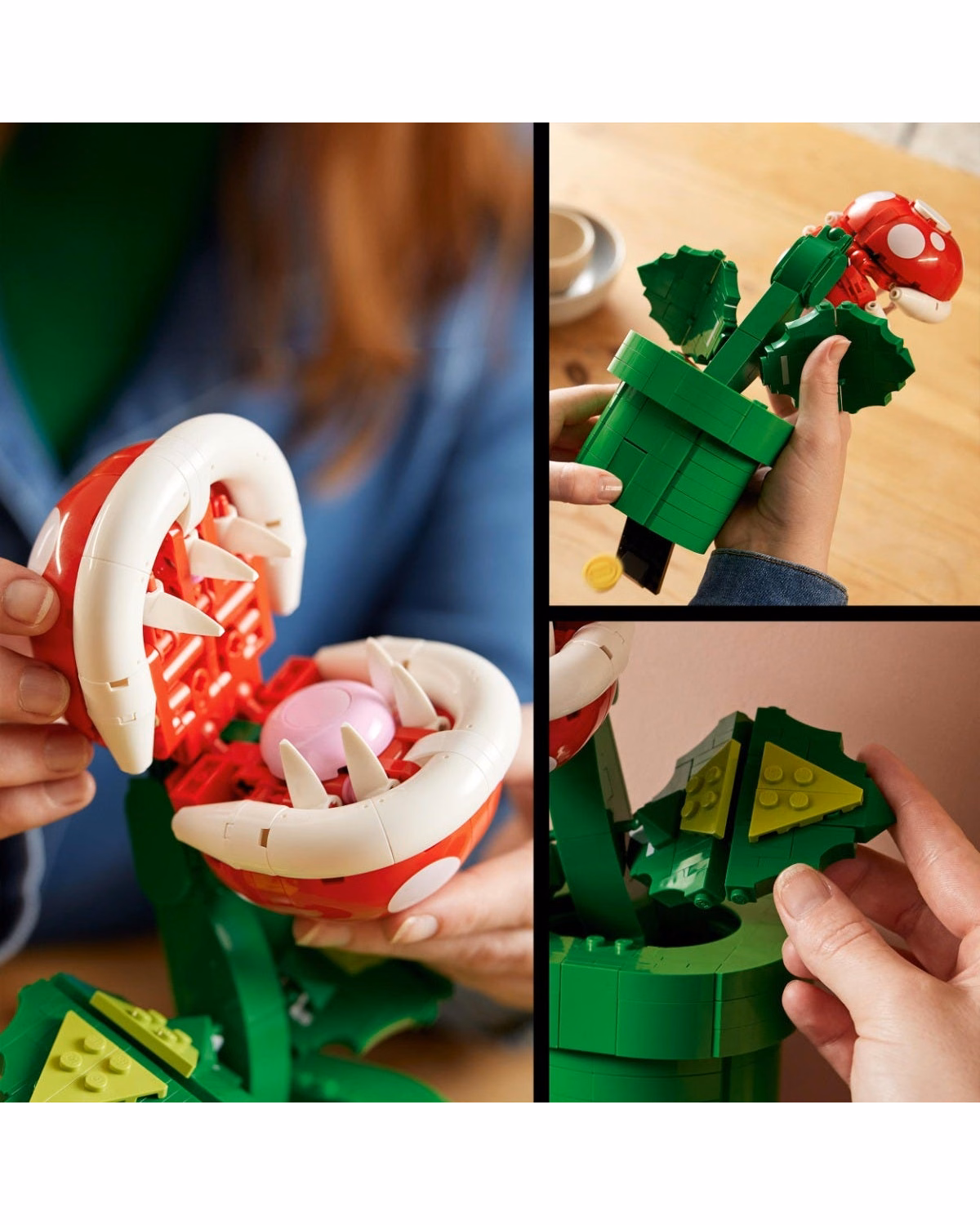 LEGO 71426 Super Mario Piranha Plant Figure Set for Adults - 7