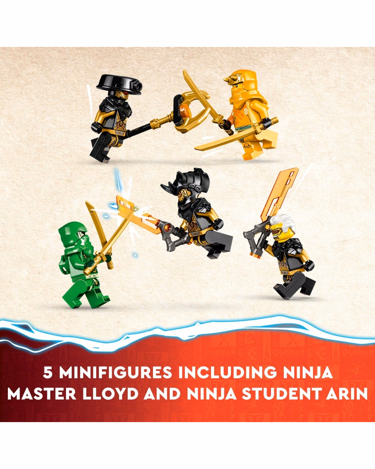 LEGO® 71794 Ninjago Lloyd and Arin's Ninja Team Mechs Set - 8