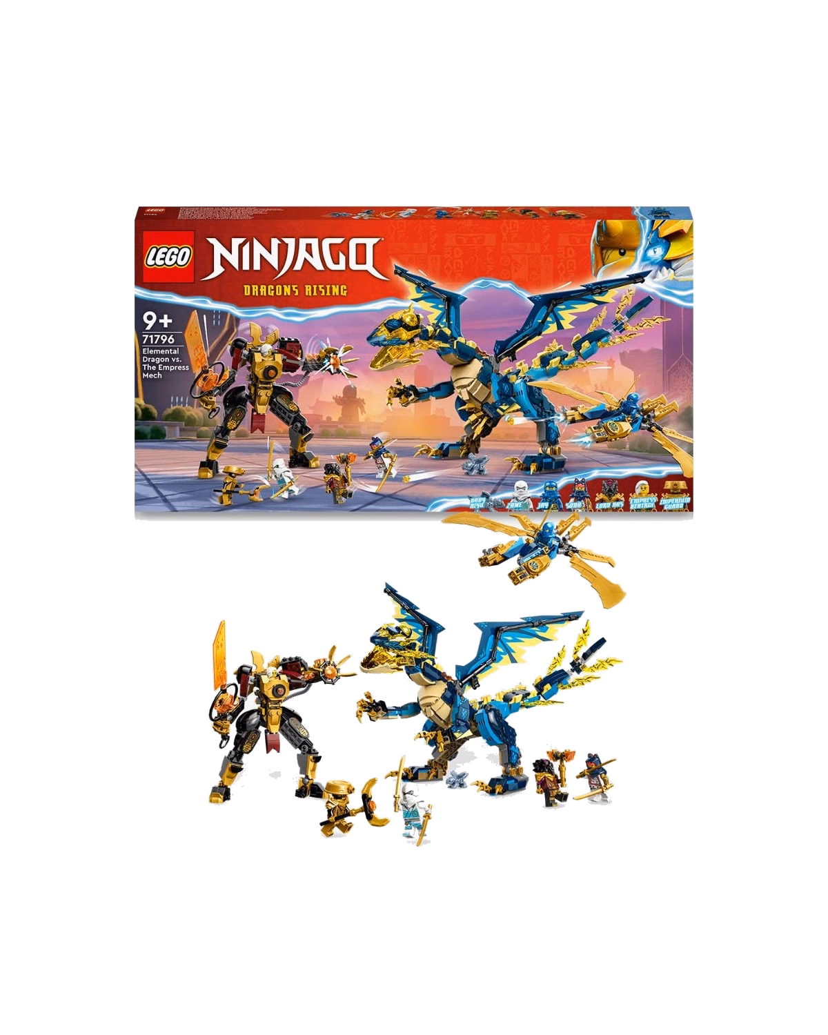 LEGO® 71796 Ninjago Elemental Dragon vs. The Empress Mech Set - 4