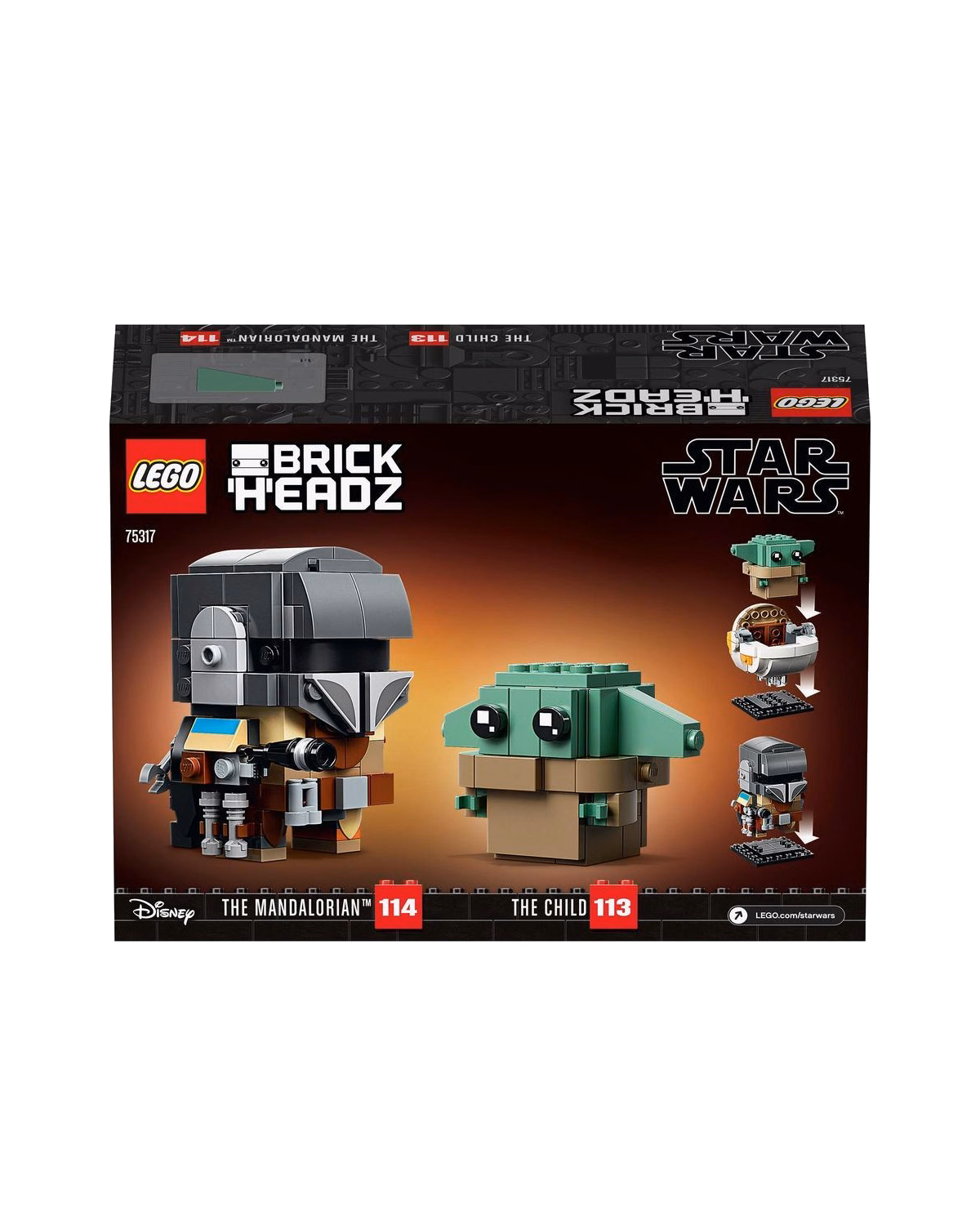 LEGO® BrickHeadz Star Wars The Mandalorian & The Child 75317 - 3
