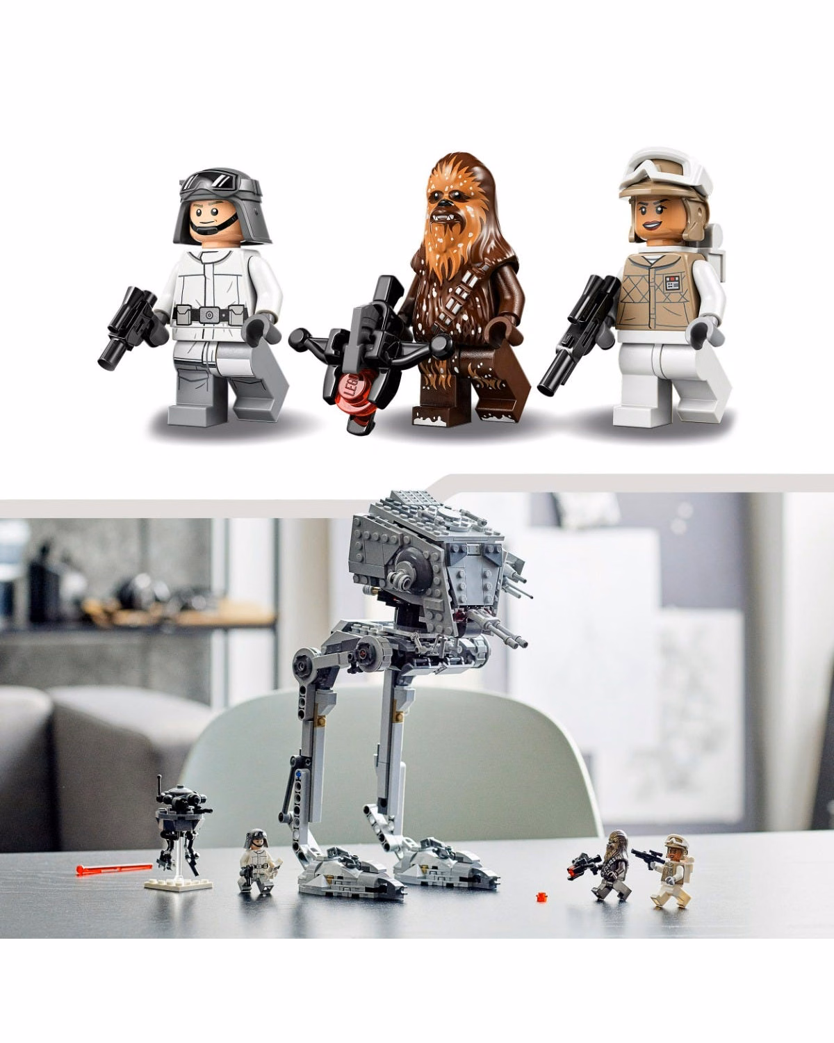 LEGO® Star Wars Hoth At-St Walker & Chewbacca Set 75322 - 6