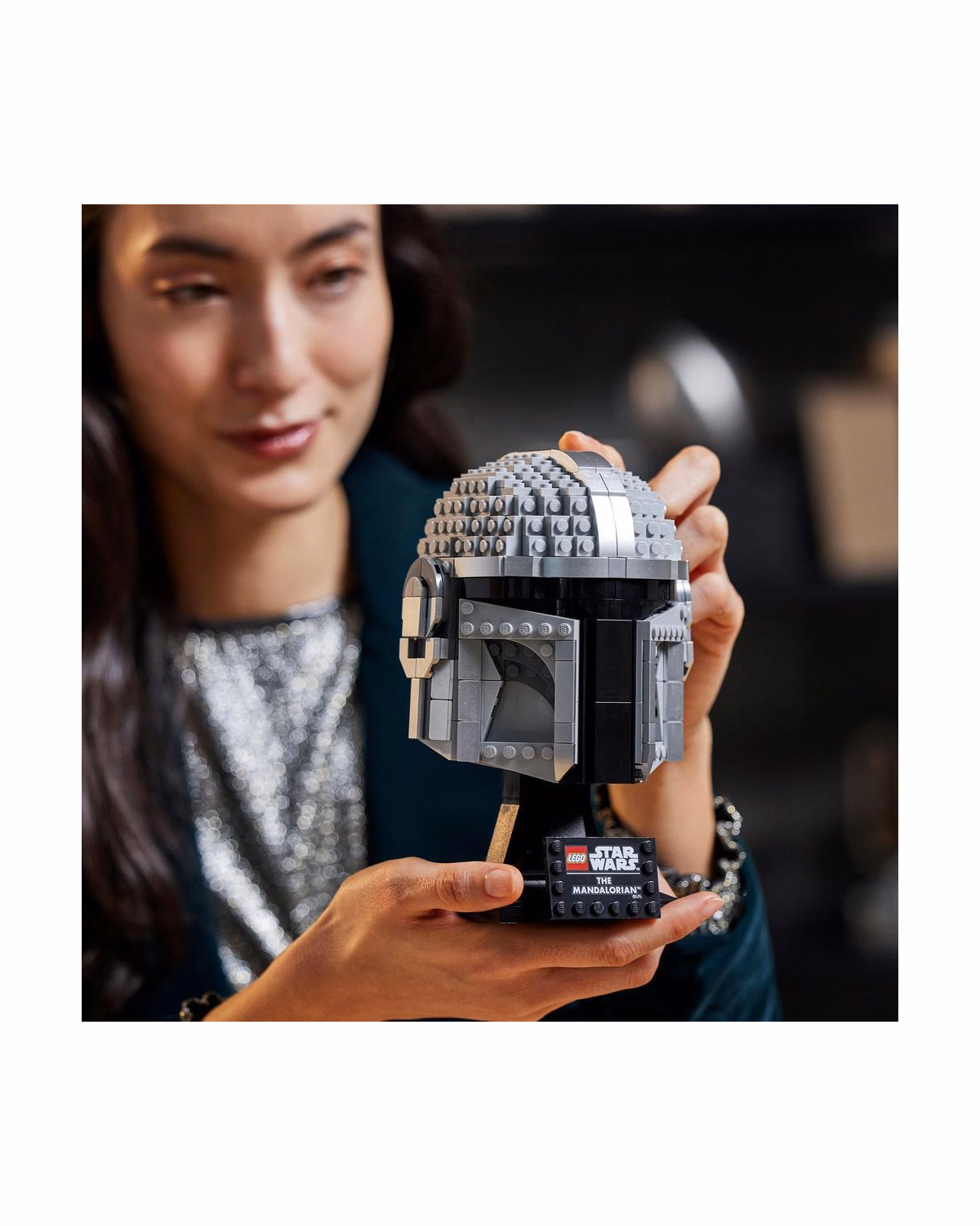 LEGO® 75328 Star Wars The Mandalorian Helmet Model Adult Set - 7