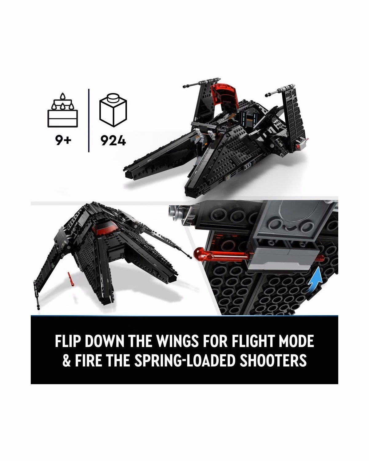 LEGO® 75336 Star Wars Inquisitor Transport Scythe Buildable Toy - 3