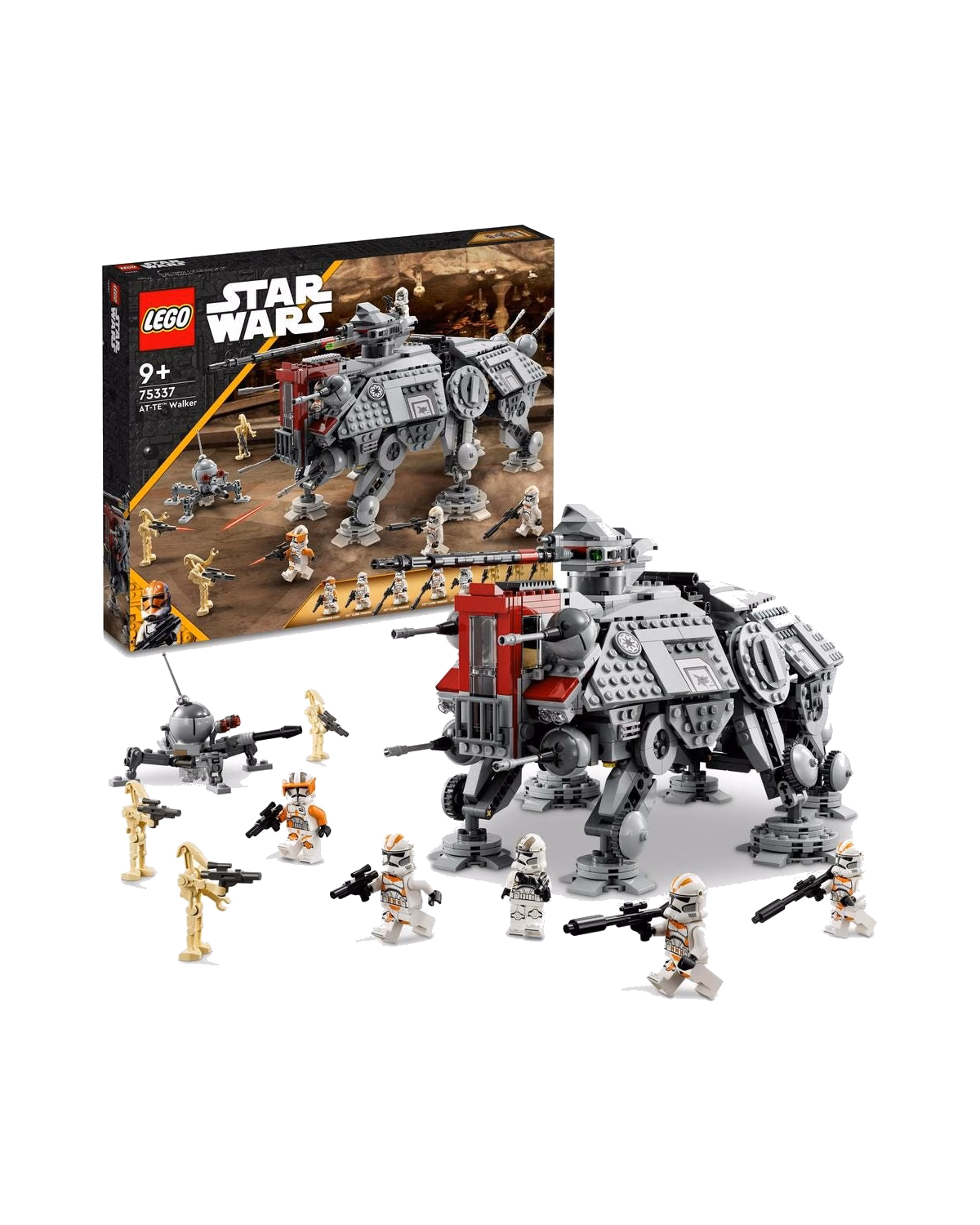 LEGO® 75337 Star Wars AT-TE Walker Set with Droid Figures - 1