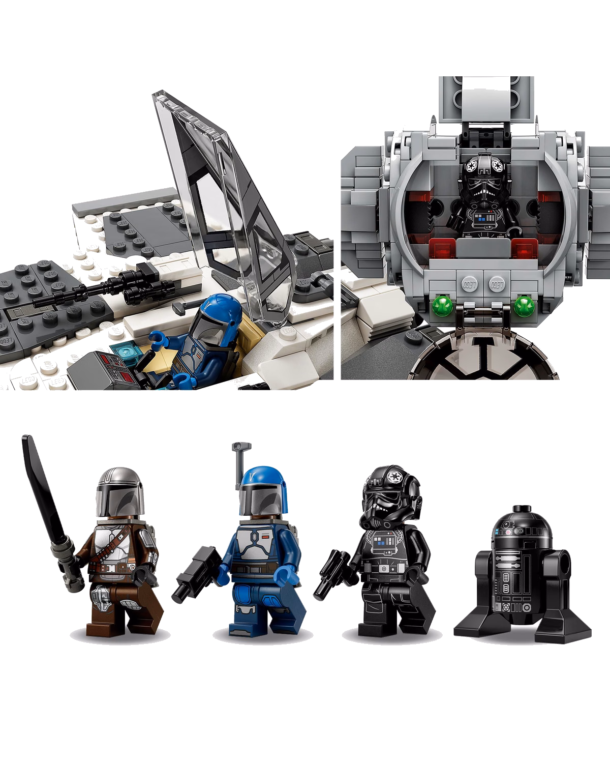LEGO® Star Wars Mandalorian Fang Fighter vs. TIE Interceptor 75348 - 6