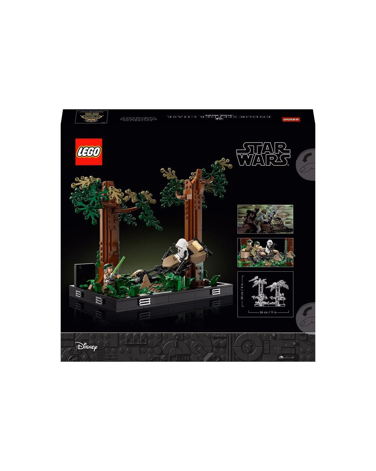 LEGO® 75353 Star Wars Endor Speeder Chase Diorama Model Set - 2