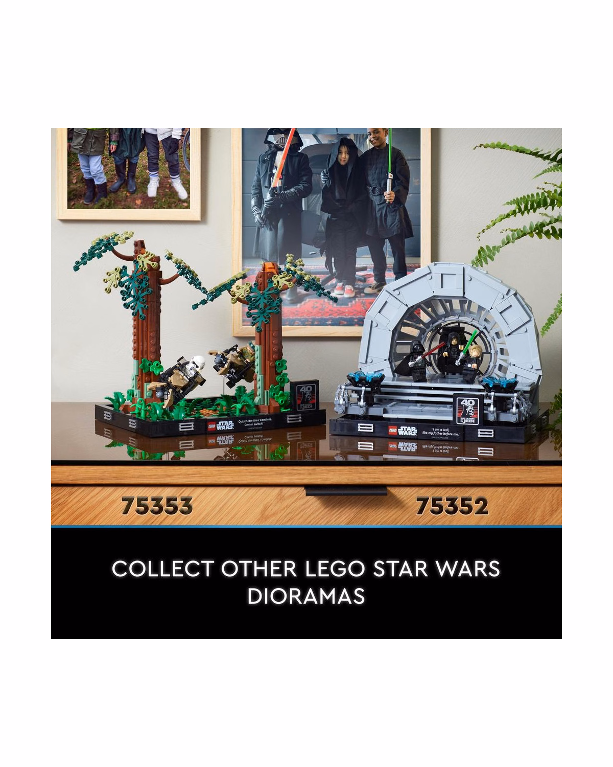 LEGO® 75353 Star Wars Endor Speeder Chase Diorama Model Set - 8