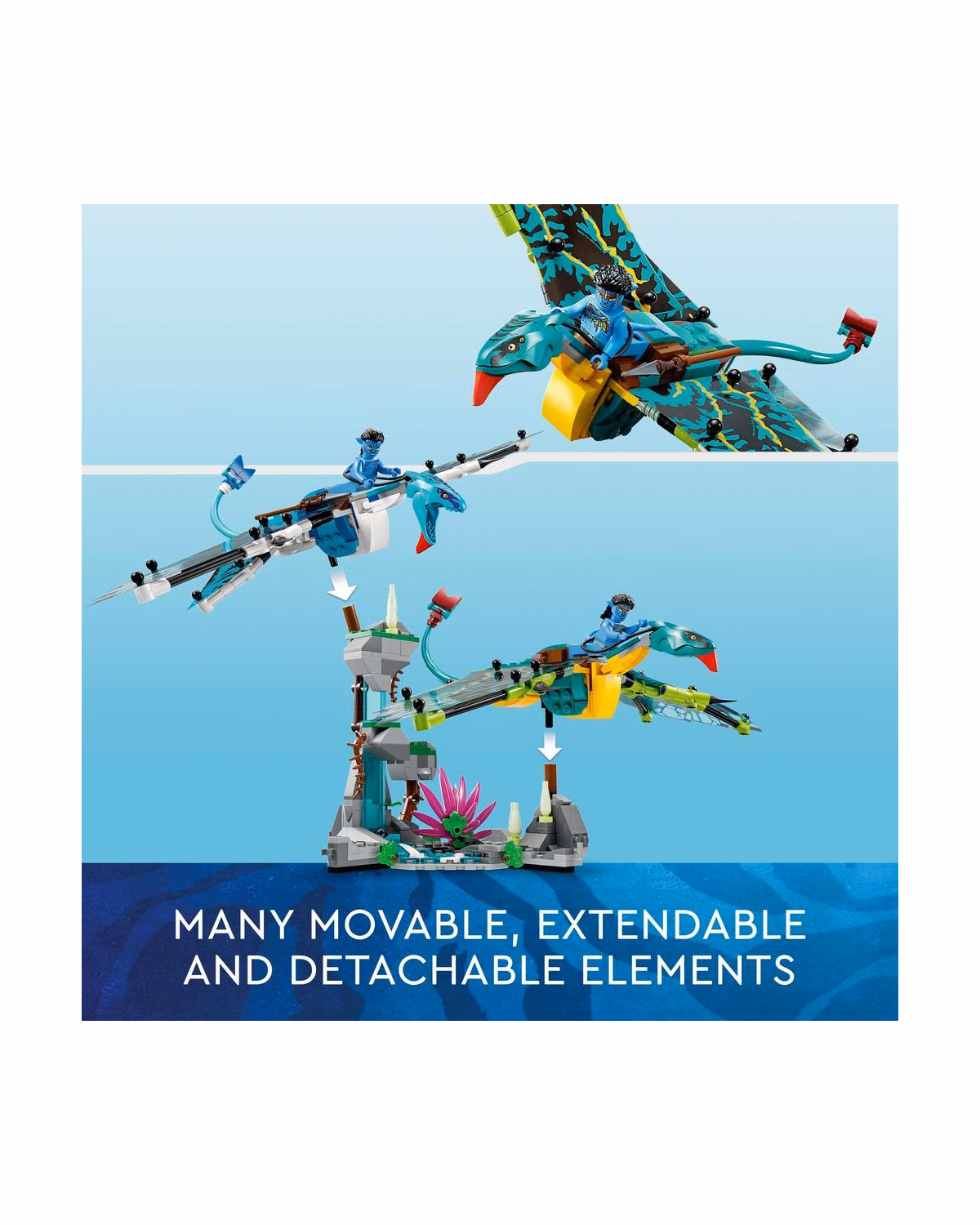 LEGO® 75572 Avatar Jake & Neytiri’s First Banshee Flight Set - 5