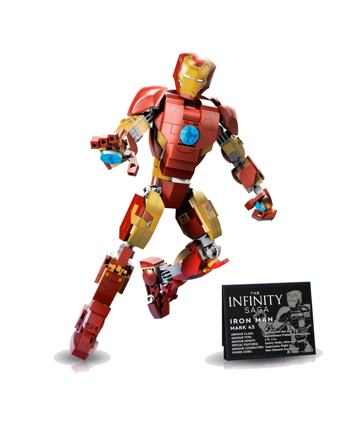 LEGO® Marvel Iron Man Figure Building Toy, Infinity Saga 76206 - 8