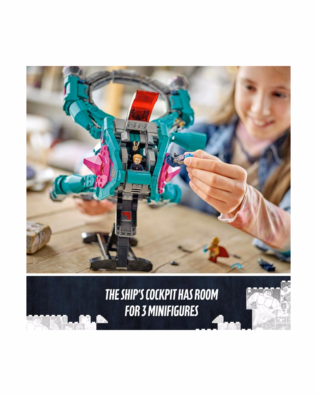 LEGO® 76255 Marvel The New Guardians' Ship Space Avengers Set - 6