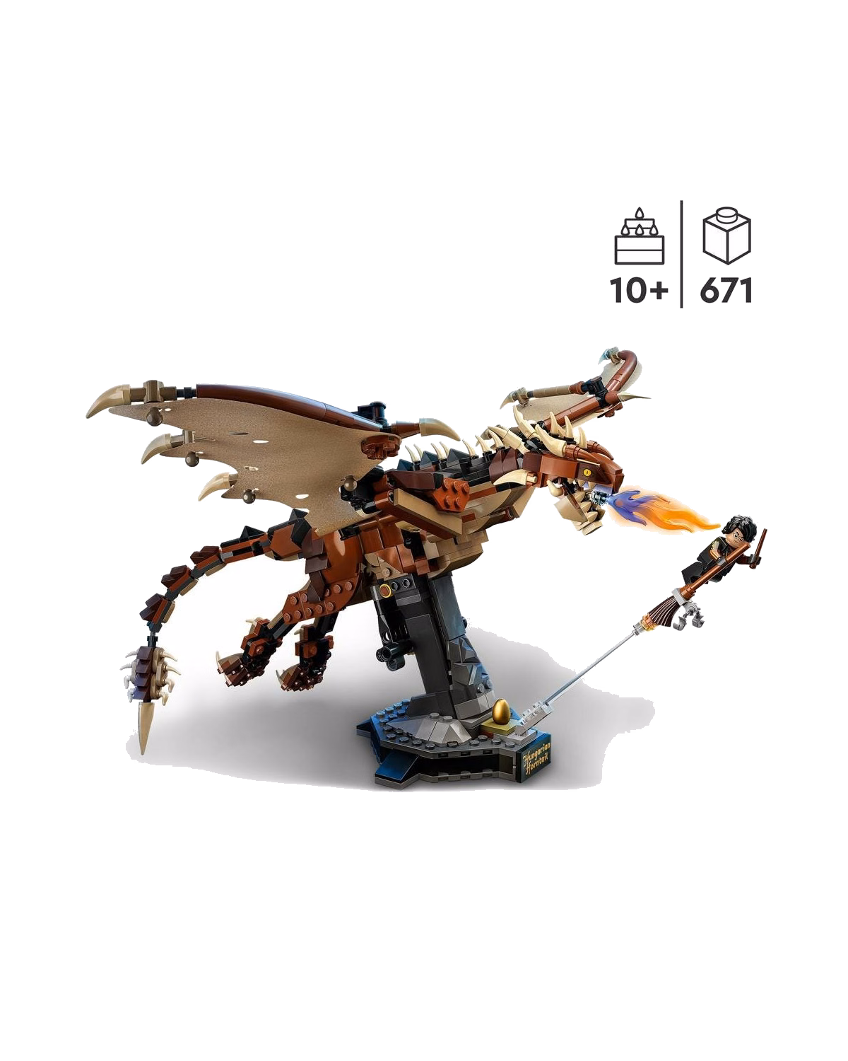 LEGO® 76406 Harry Potter Hungarian Horntail Dragon Toy Model - 4