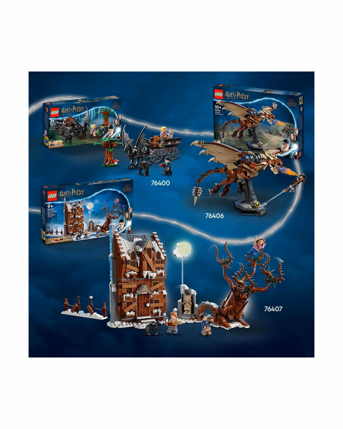 LEGO® 76406 Harry Potter Hungarian Horntail Dragon Toy Model - 7