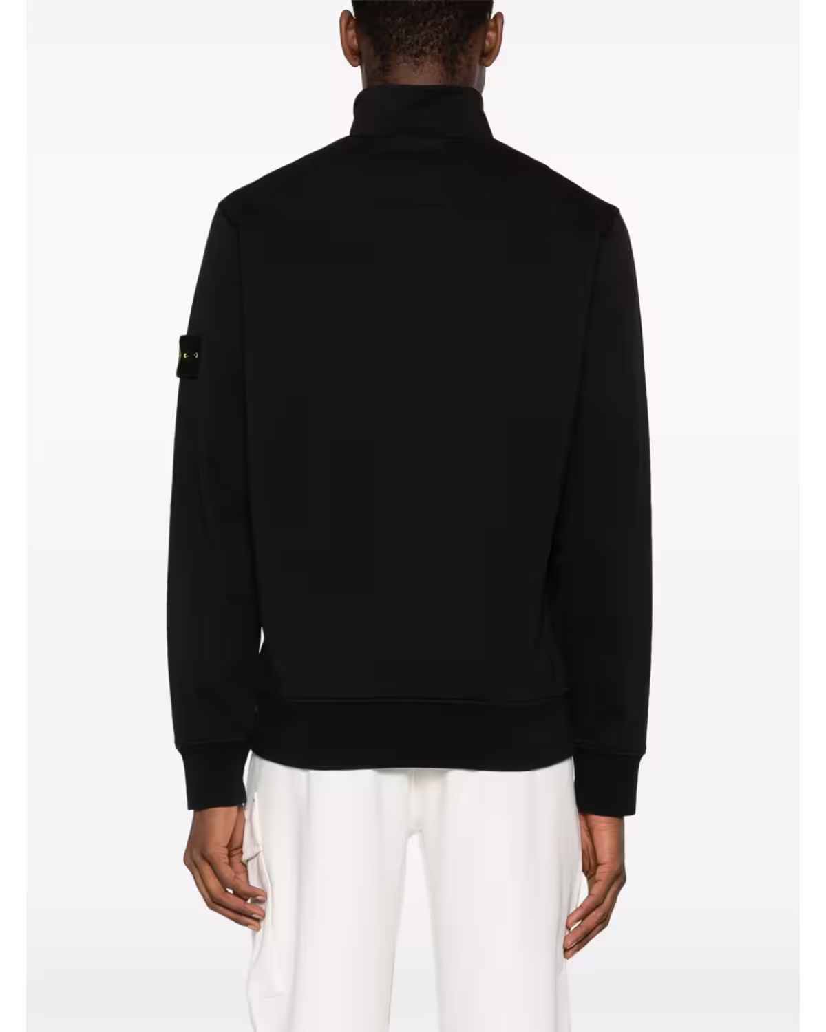 Stone Island Black Half-Zip Sweatshirt – view 4