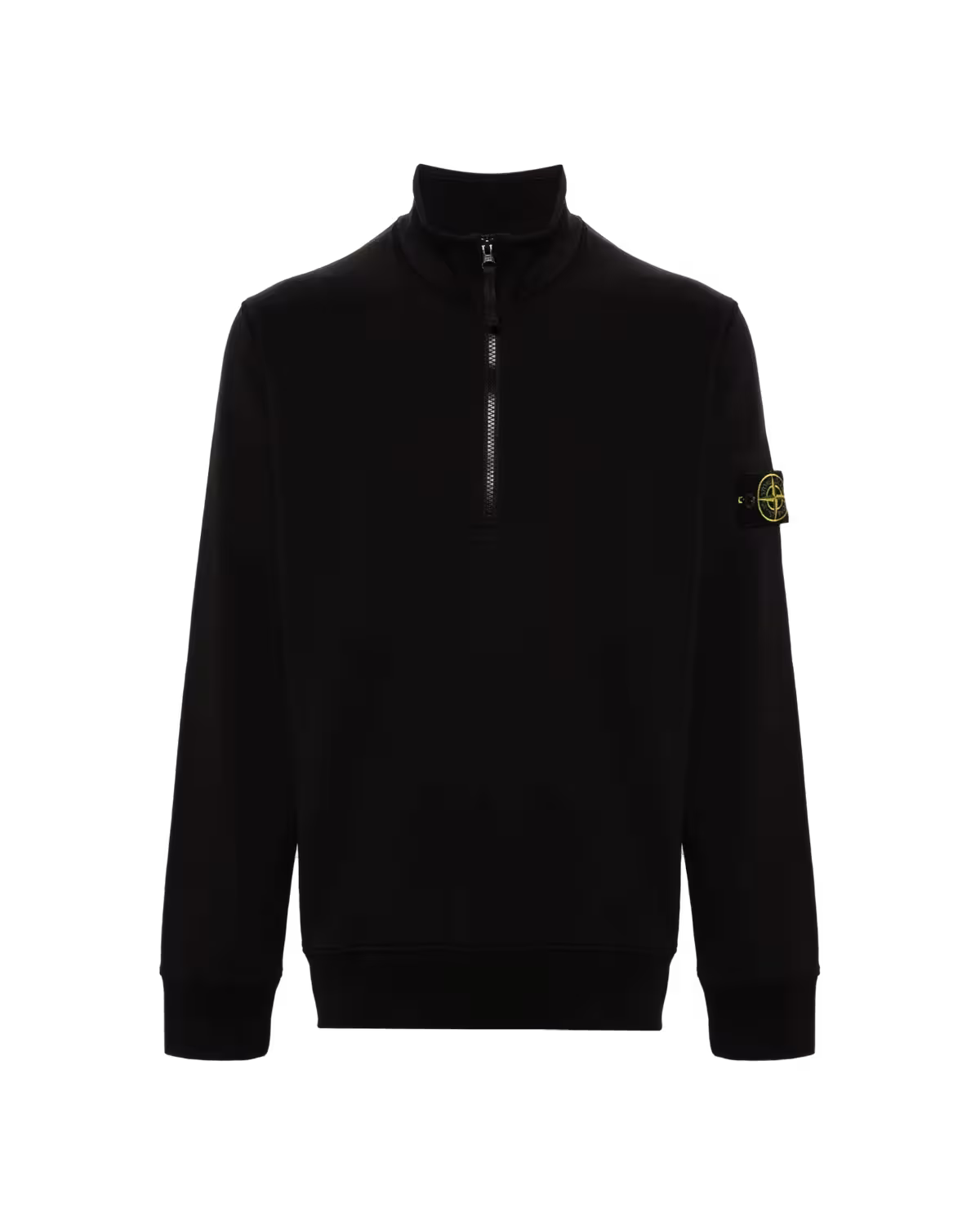 Stone Island Black Half-Zip Sweatshirt