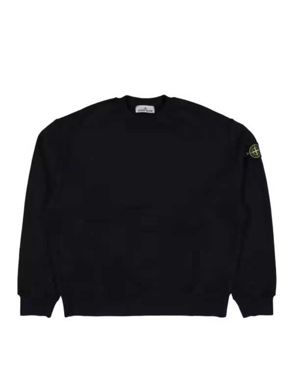 Stone Island Black Compass Crew-Neck Sweatshirt